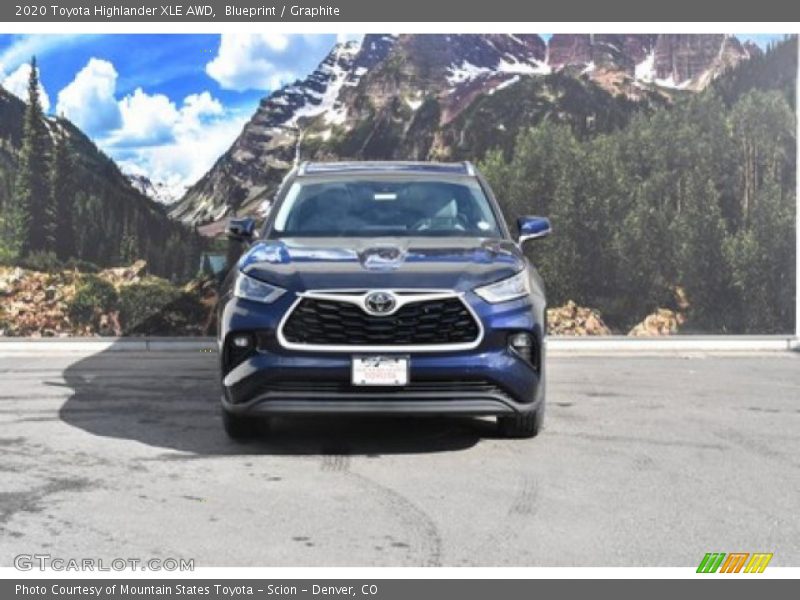 Blueprint / Graphite 2020 Toyota Highlander XLE AWD