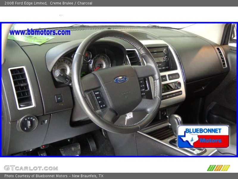 Creme Brulee / Charcoal 2008 Ford Edge Limited