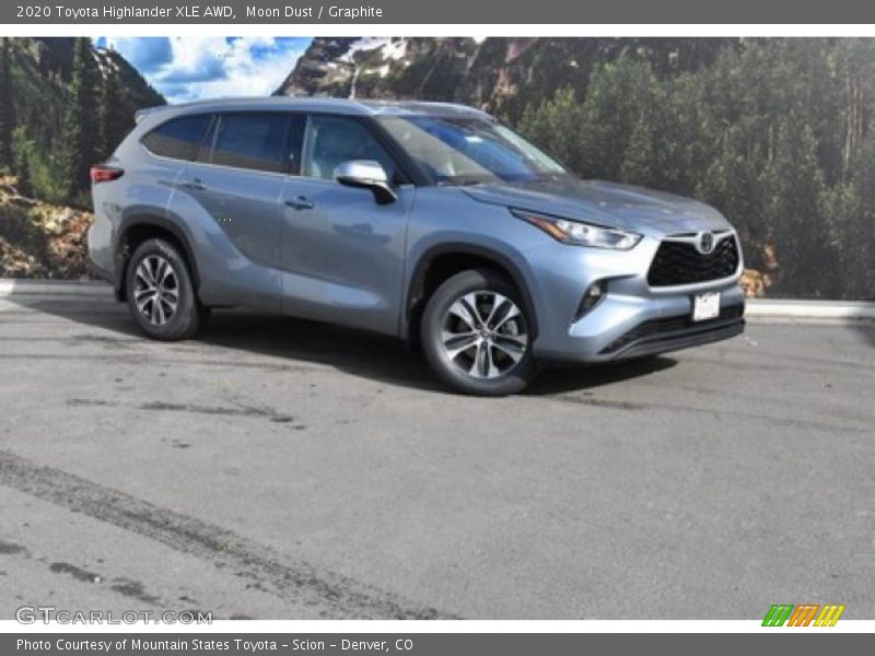 Moon Dust / Graphite 2020 Toyota Highlander XLE AWD
