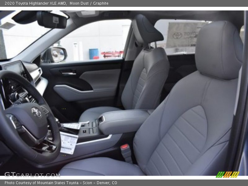 Moon Dust / Graphite 2020 Toyota Highlander XLE AWD