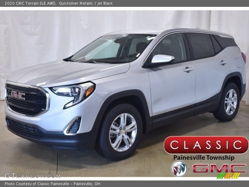 Quicksilver Metallic / Jet Black 2020 GMC Terrain SLE AWD