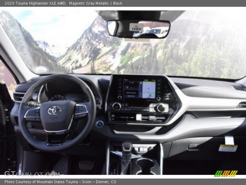 Magnetic Gray Metallic / Black 2020 Toyota Highlander XLE AWD