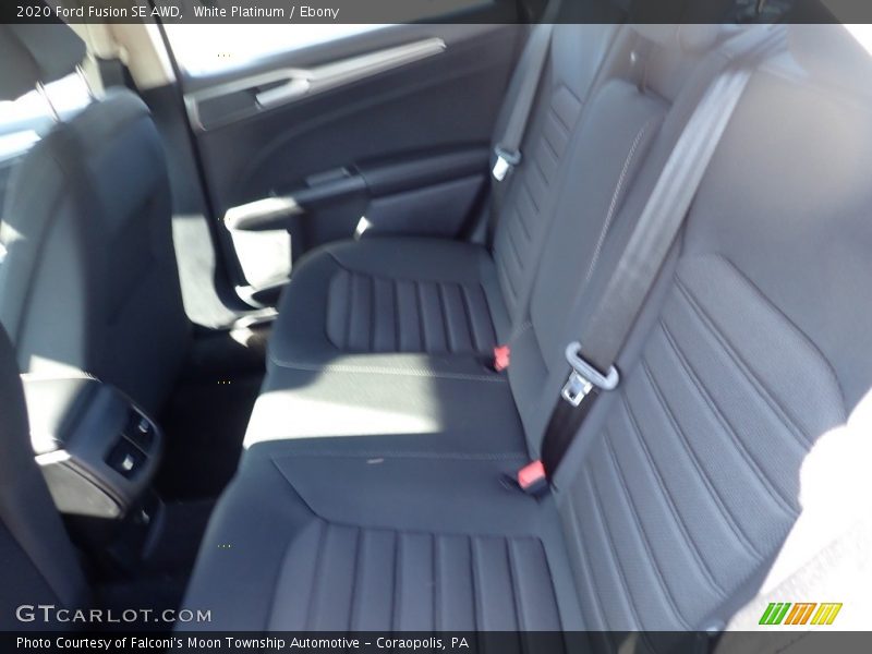 White Platinum / Ebony 2020 Ford Fusion SE AWD