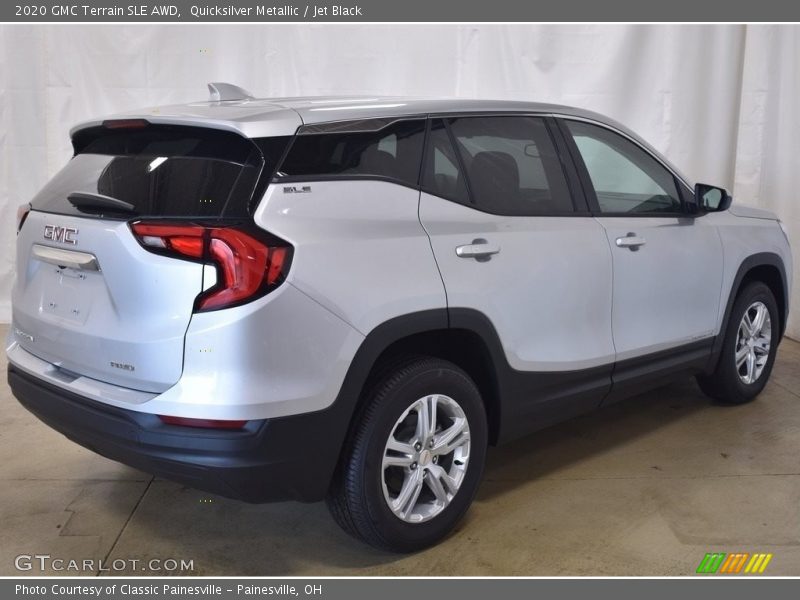 Quicksilver Metallic / Jet Black 2020 GMC Terrain SLE AWD