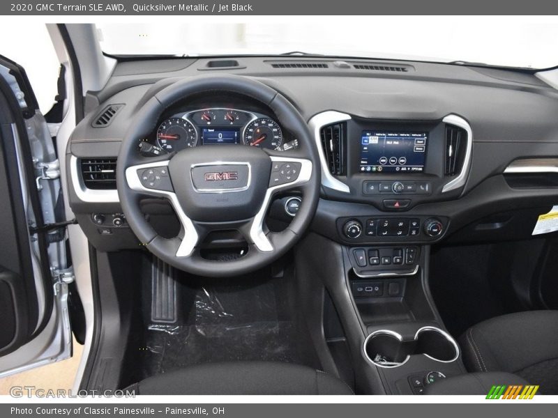 Quicksilver Metallic / Jet Black 2020 GMC Terrain SLE AWD