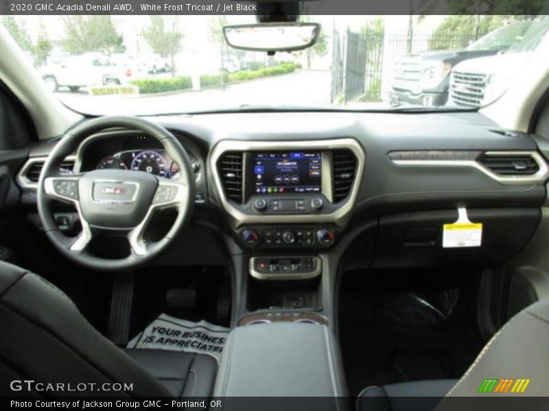 White Frost Tricoat / Jet Black 2020 GMC Acadia Denali AWD