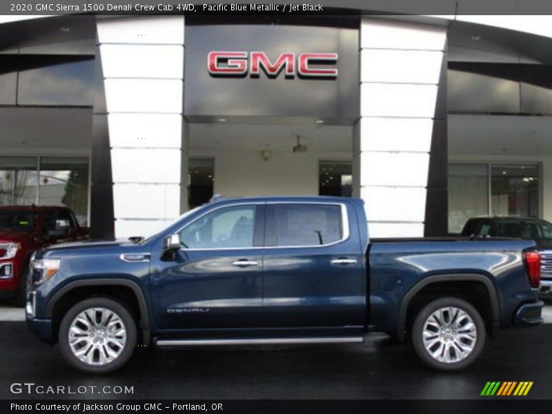 Pacific Blue Metallic / Jet Black 2020 GMC Sierra 1500 Denali Crew Cab 4WD