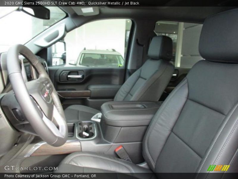 Quicksilver Metallic / Jet Black 2020 GMC Sierra 2500HD SLT Crew Cab 4WD