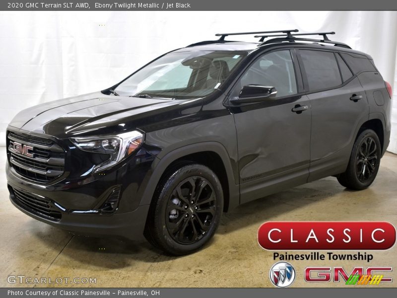 Ebony Twilight Metallic / Jet Black 2020 GMC Terrain SLT AWD