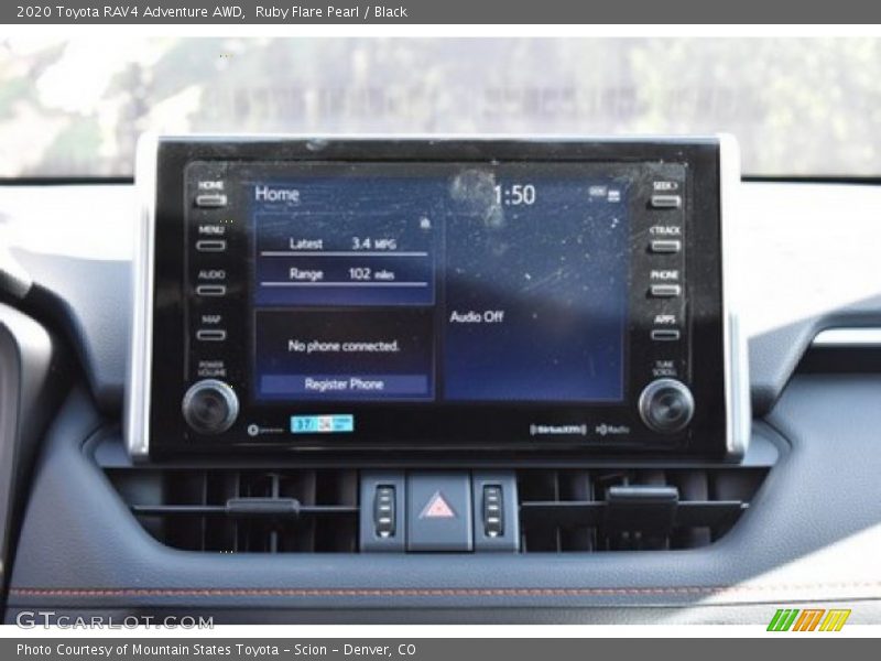 Ruby Flare Pearl / Black 2020 Toyota RAV4 Adventure AWD
