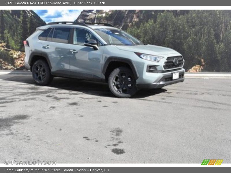 Lunar Rock / Black 2020 Toyota RAV4 TRD Off-Road AWD