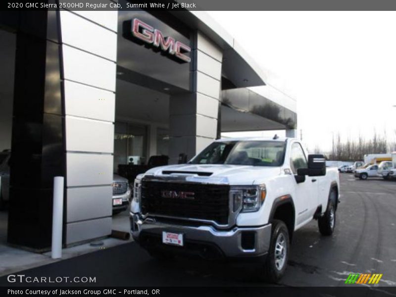 Summit White / Jet Black 2020 GMC Sierra 2500HD Regular Cab
