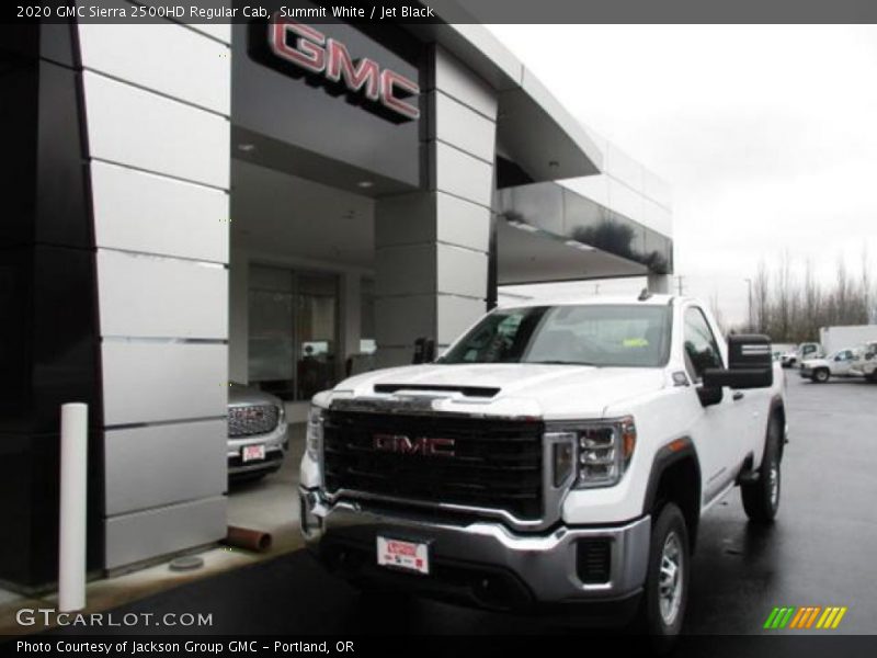 Summit White / Jet Black 2020 GMC Sierra 2500HD Regular Cab
