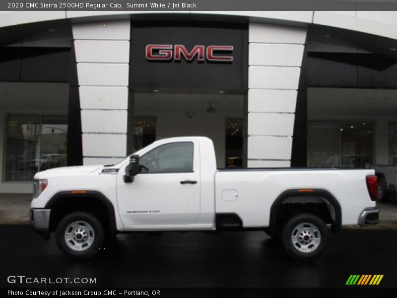 Summit White / Jet Black 2020 GMC Sierra 2500HD Regular Cab