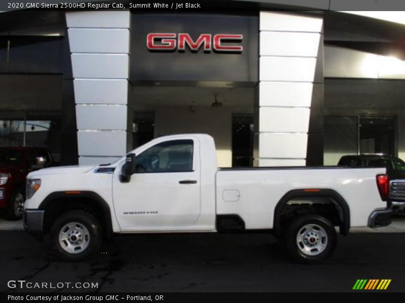 Summit White / Jet Black 2020 GMC Sierra 2500HD Regular Cab