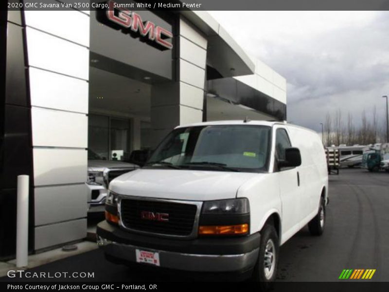 Summit White / Medium Pewter 2020 GMC Savana Van 2500 Cargo