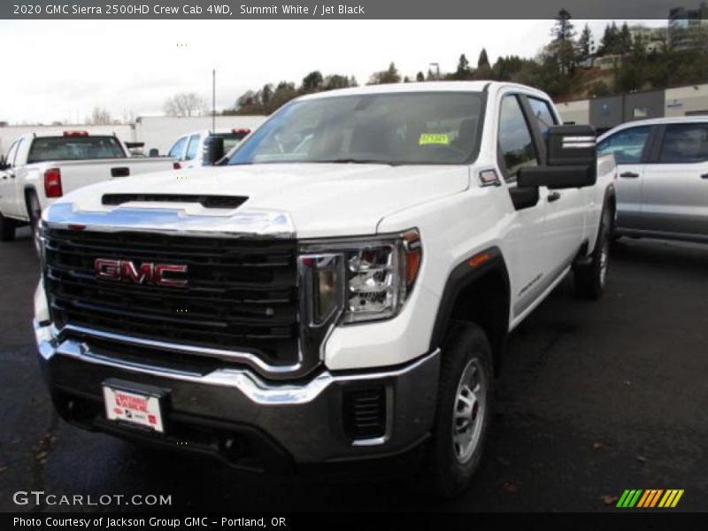Summit White / Jet Black 2020 GMC Sierra 2500HD Crew Cab 4WD