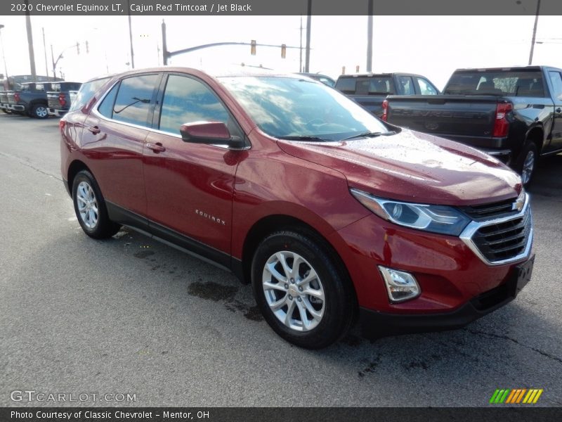 Cajun Red Tintcoat / Jet Black 2020 Chevrolet Equinox LT