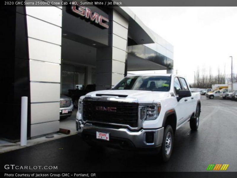 Summit White / Jet Black 2020 GMC Sierra 2500HD Crew Cab 4WD