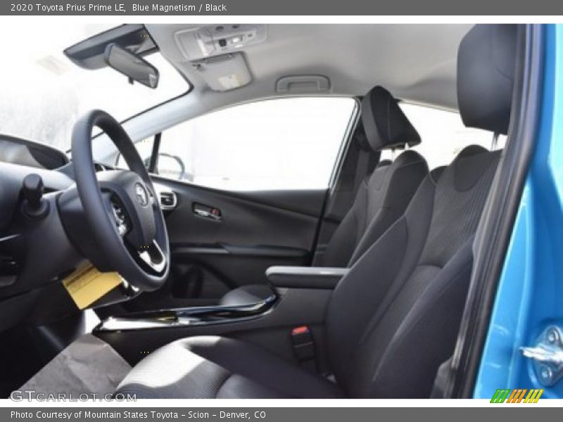 Blue Magnetism / Black 2020 Toyota Prius Prime LE