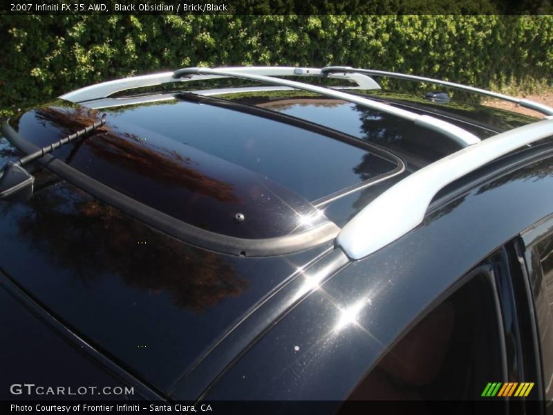 Black Obsidian / Brick/Black 2007 Infiniti FX 35 AWD