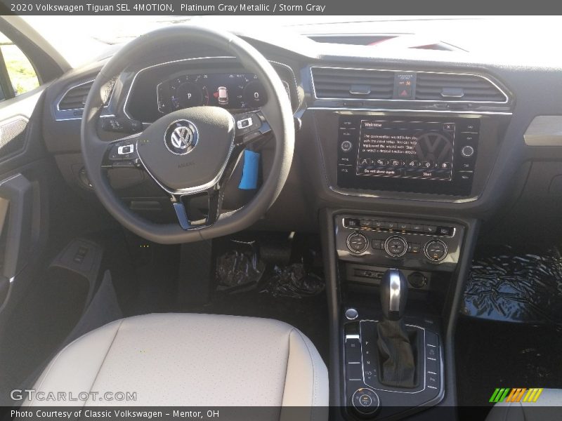 Platinum Gray Metallic / Storm Gray 2020 Volkswagen Tiguan SEL 4MOTION