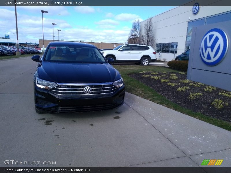 Black / Dark Beige 2020 Volkswagen Jetta SE