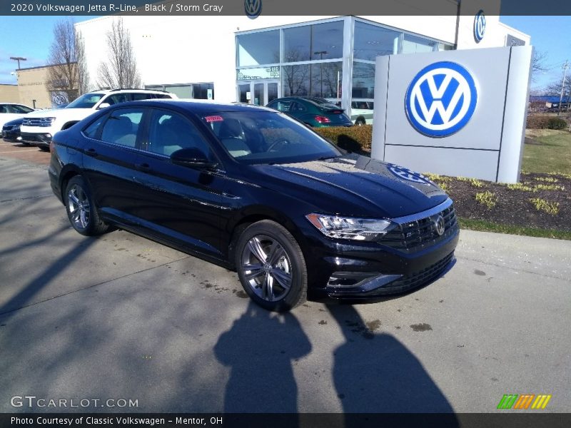 Black / Storm Gray 2020 Volkswagen Jetta R-Line