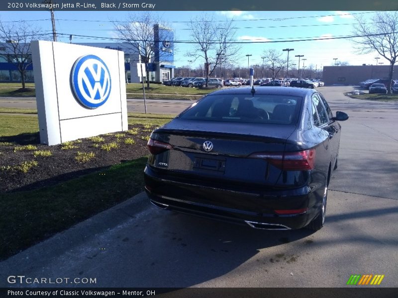 Black / Storm Gray 2020 Volkswagen Jetta R-Line