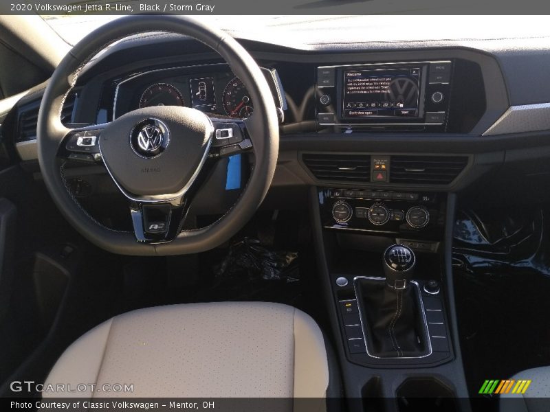 Black / Storm Gray 2020 Volkswagen Jetta R-Line
