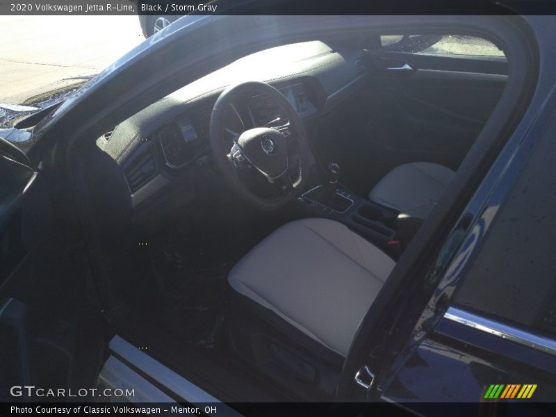 Black / Storm Gray 2020 Volkswagen Jetta R-Line