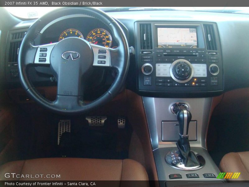 Black Obsidian / Brick/Black 2007 Infiniti FX 35 AWD