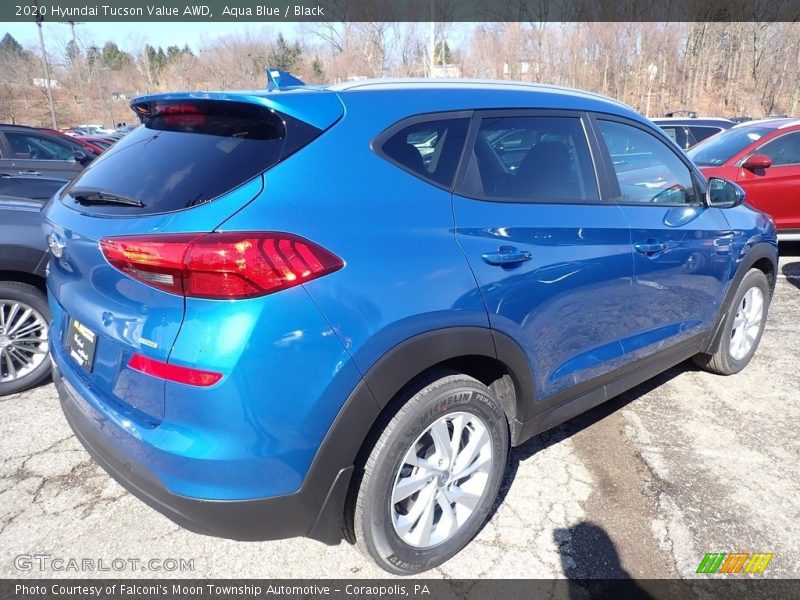 Aqua Blue / Black 2020 Hyundai Tucson Value AWD
