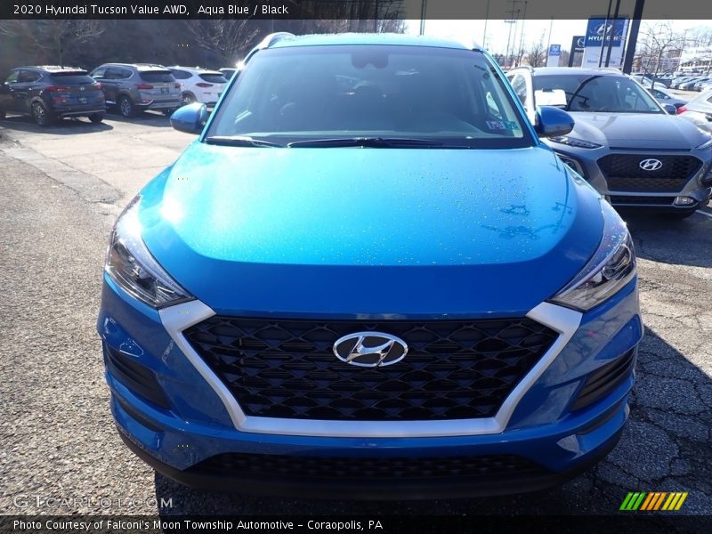 Aqua Blue / Black 2020 Hyundai Tucson Value AWD