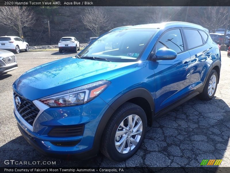 Aqua Blue / Black 2020 Hyundai Tucson Value AWD