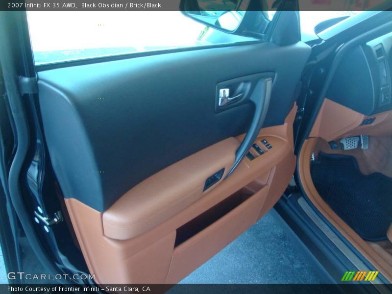 Black Obsidian / Brick/Black 2007 Infiniti FX 35 AWD