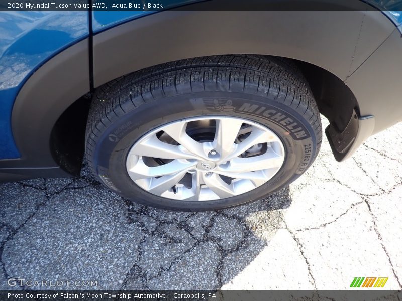 Aqua Blue / Black 2020 Hyundai Tucson Value AWD