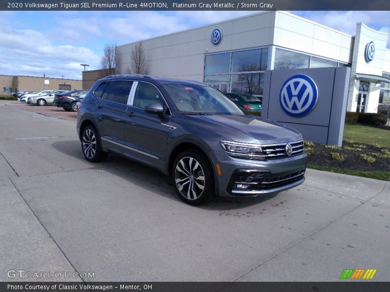 Front 3/4 View of 2020 Tiguan SEL Premium R-Line 4MOTION