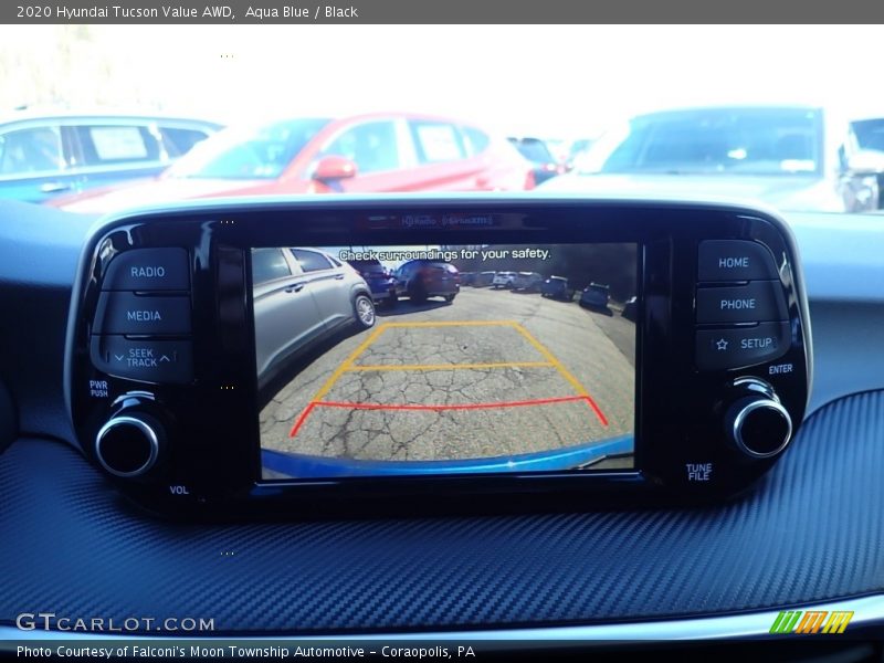 Aqua Blue / Black 2020 Hyundai Tucson Value AWD