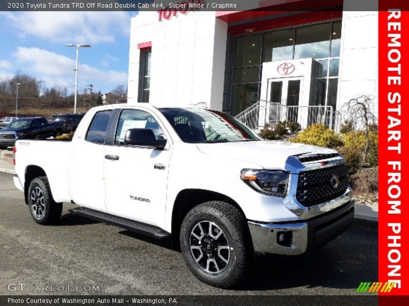 Super White / Graphite 2020 Toyota Tundra TRD Off Road Double Cab 4x4