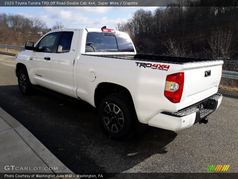 Super White / Graphite 2020 Toyota Tundra TRD Off Road Double Cab 4x4