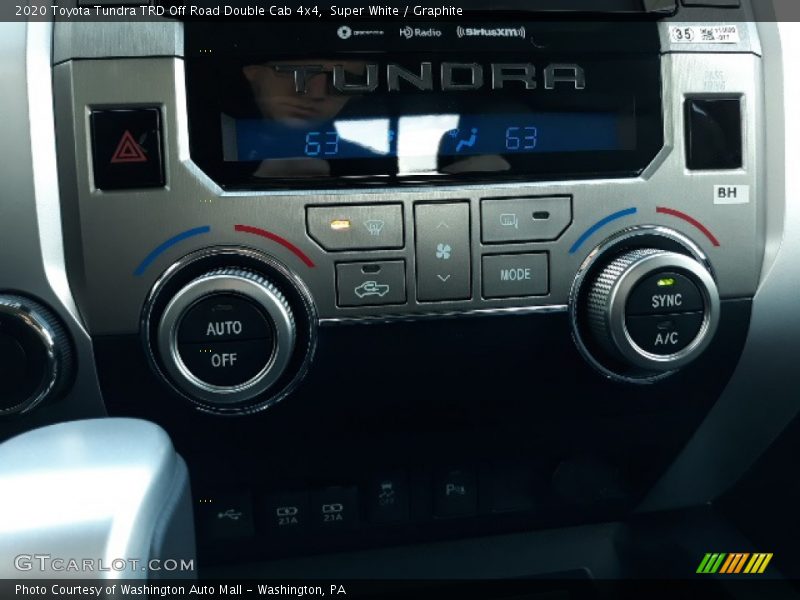 Super White / Graphite 2020 Toyota Tundra TRD Off Road Double Cab 4x4