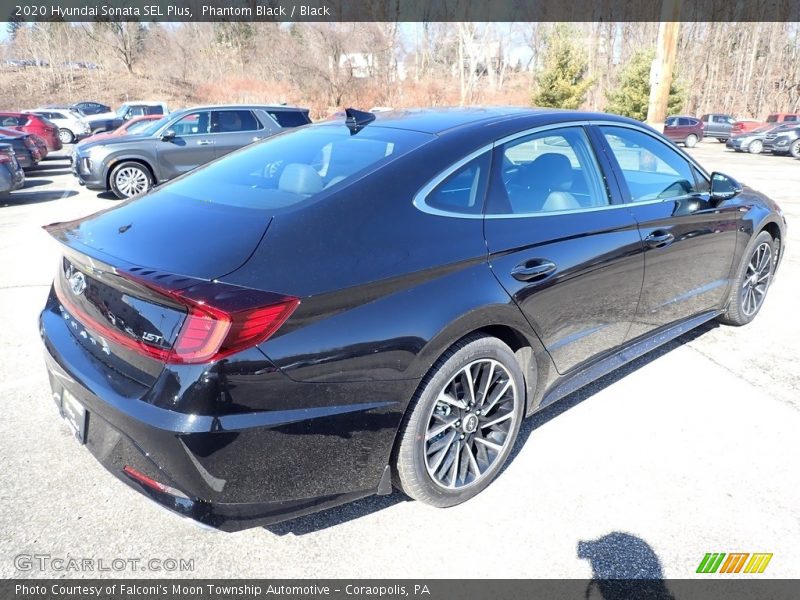 Phantom Black / Black 2020 Hyundai Sonata SEL Plus
