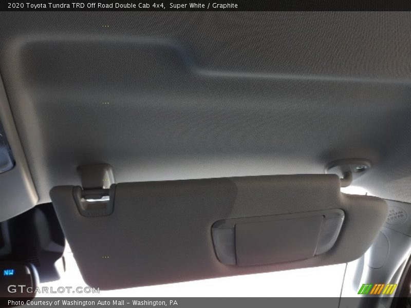Super White / Graphite 2020 Toyota Tundra TRD Off Road Double Cab 4x4