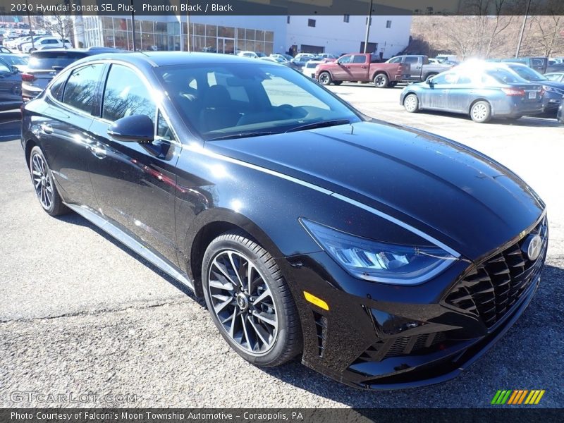 Phantom Black / Black 2020 Hyundai Sonata SEL Plus