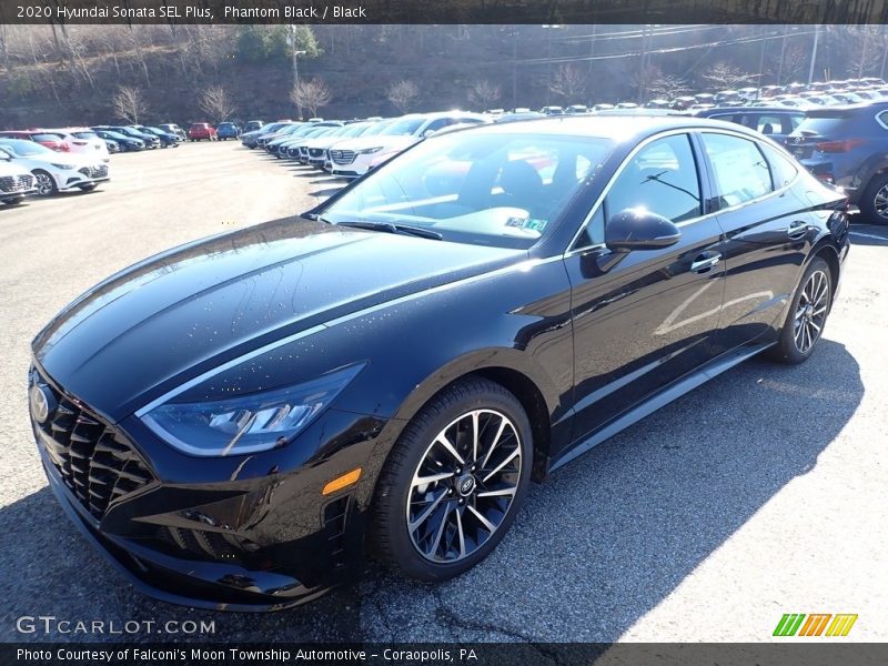 Phantom Black / Black 2020 Hyundai Sonata SEL Plus