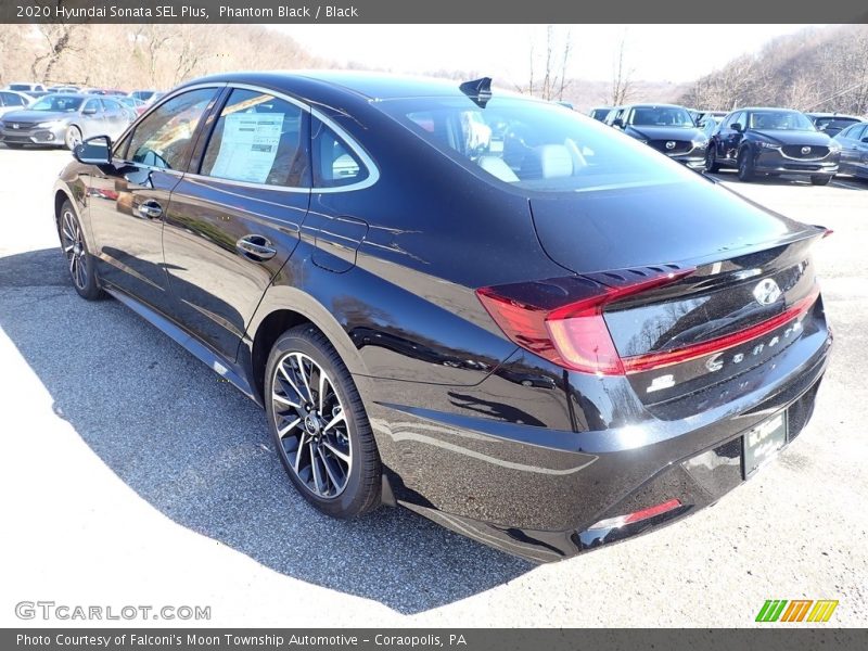 Phantom Black / Black 2020 Hyundai Sonata SEL Plus