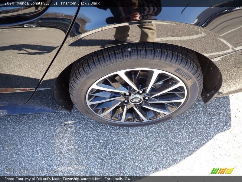 Phantom Black / Black 2020 Hyundai Sonata SEL Plus