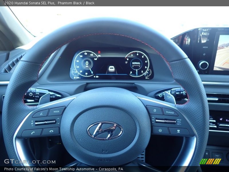 Phantom Black / Black 2020 Hyundai Sonata SEL Plus