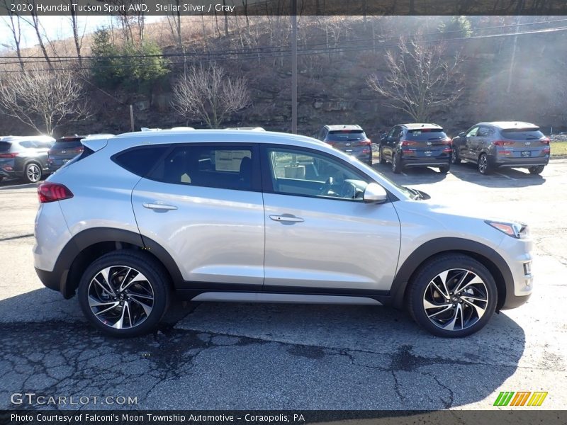 Stellar Silver / Gray 2020 Hyundai Tucson Sport AWD